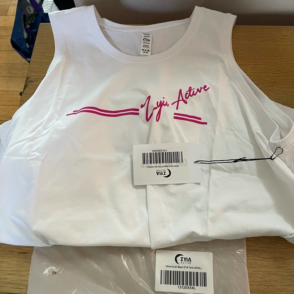 ZYIA White South Beach ZYIA tank